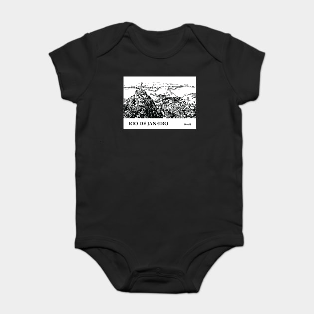 Rio de Janeiro Brazil Baby Bodysuit by Lakeric